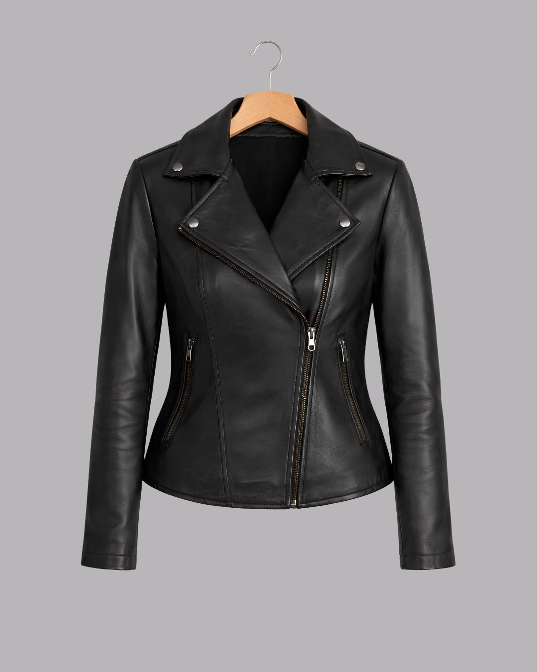 Selena Noir Moto Jacket
