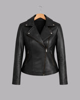 Selena Noir Moto Jacket
