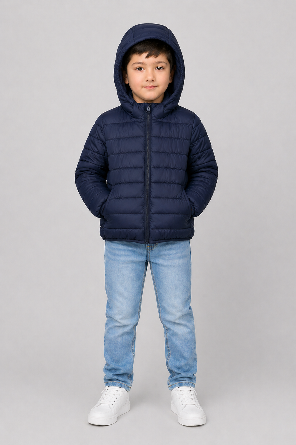 Arctic Navy Kids Puffer Jacket
