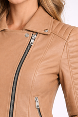 Nude Luxe Moto Jacket