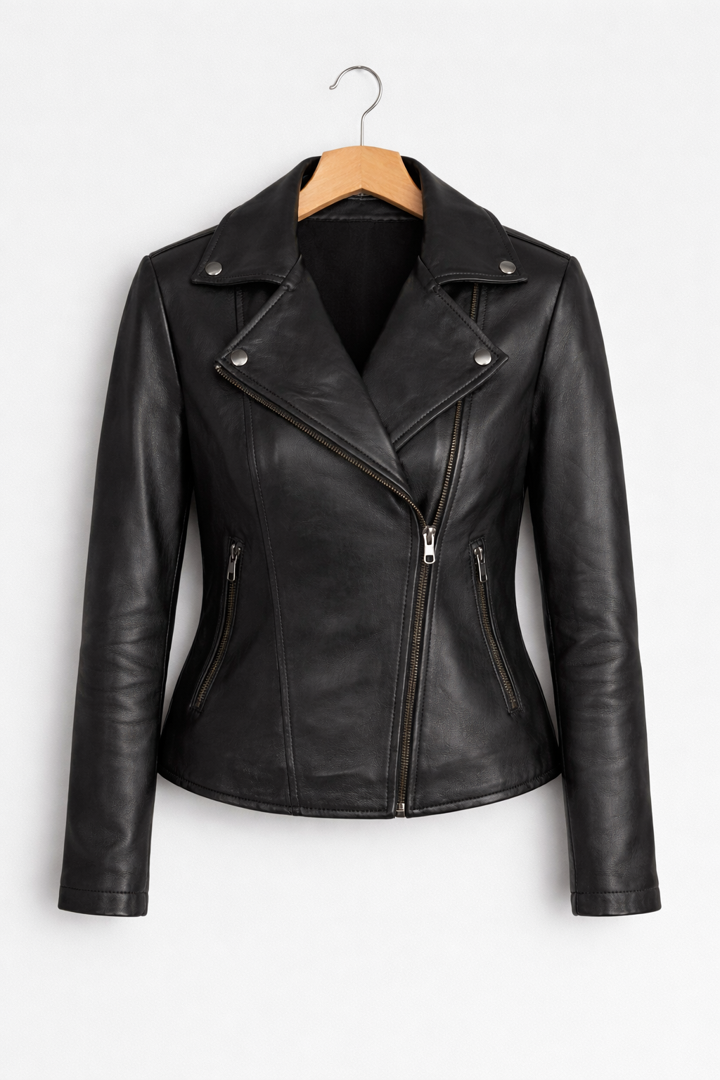 Selena Noir Moto Jacket