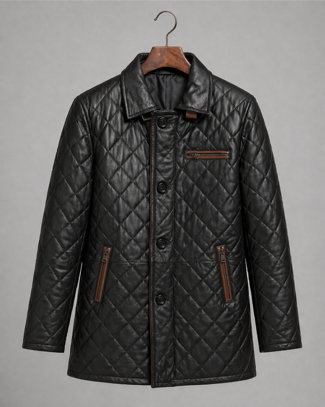 Noir Quilted Luxe Jacket