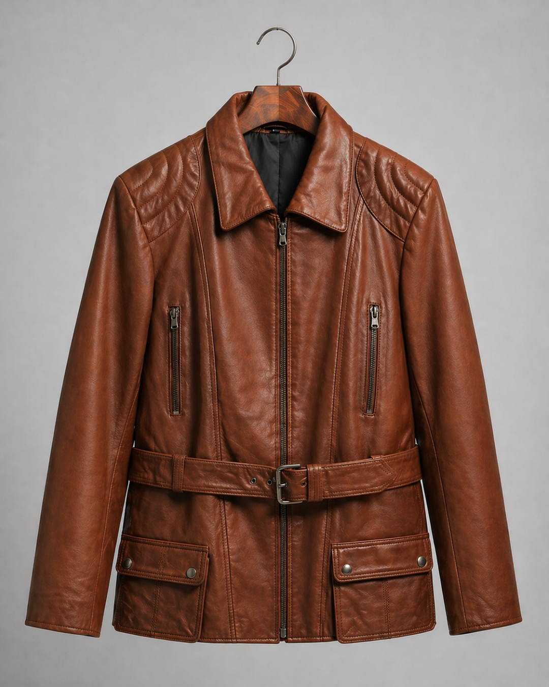 Sienna Moto Belt Jacket
