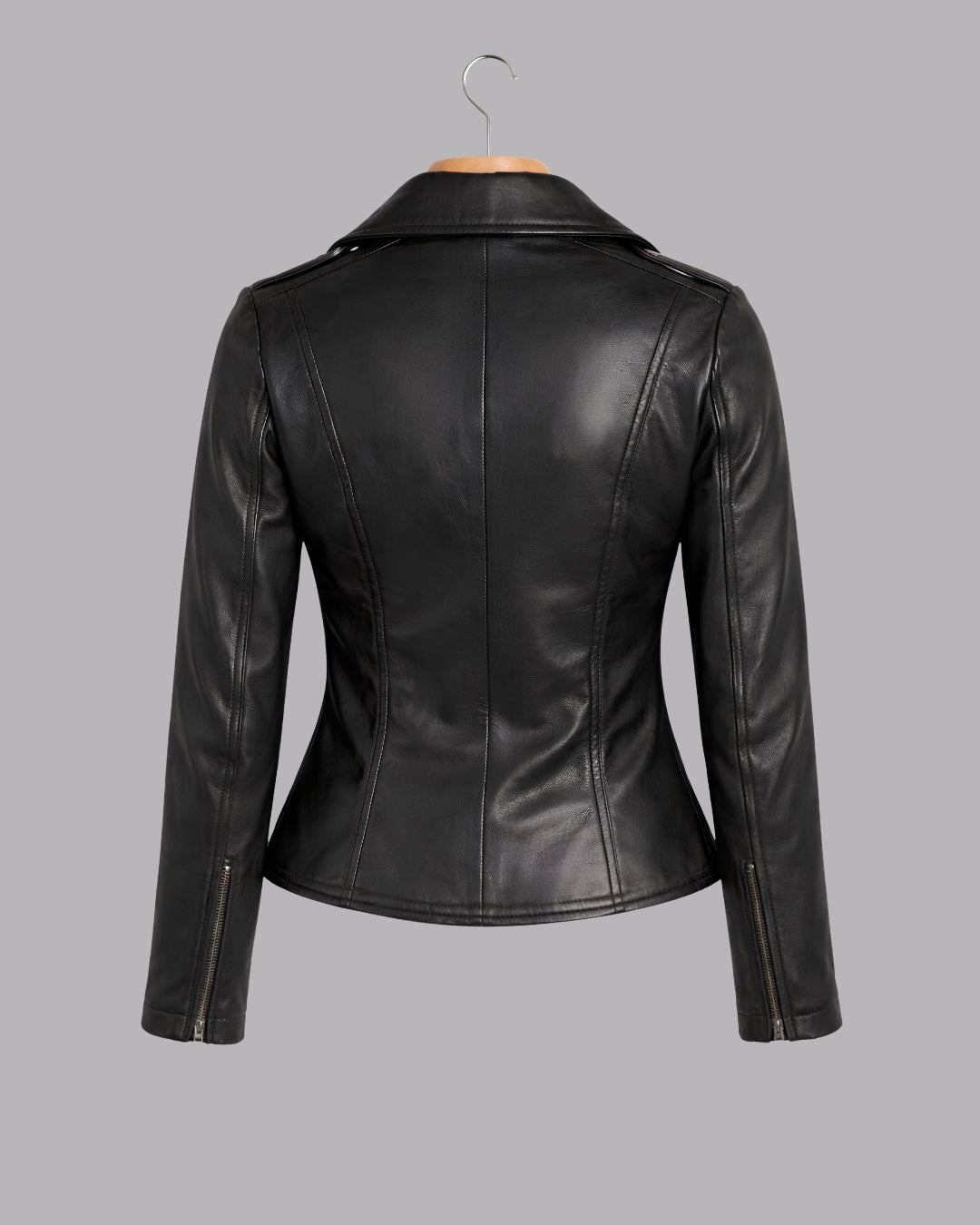 Selena Noir Moto Jacket