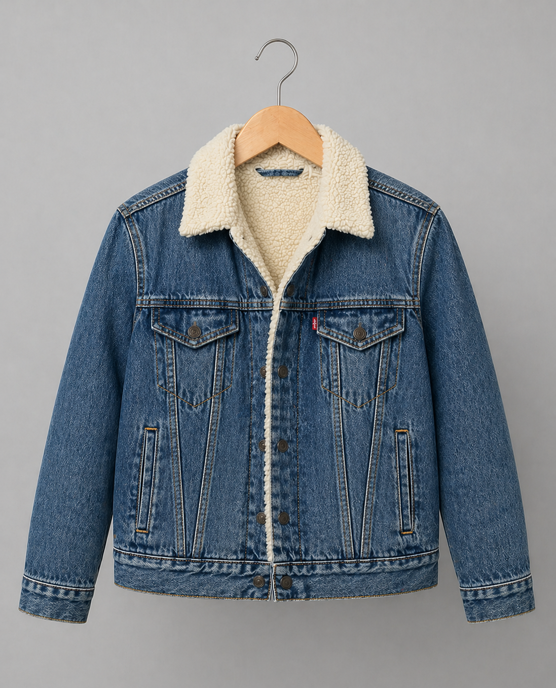 Noah Sherpa Denim Jacket