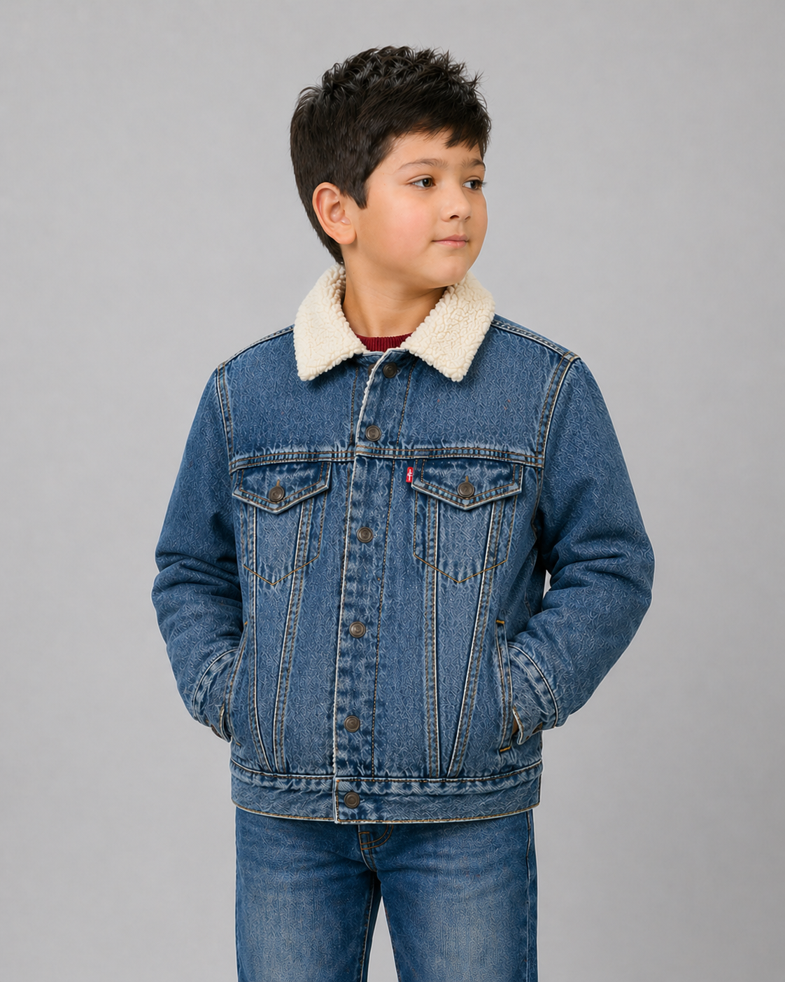 Noah Sherpa Denim Jacket