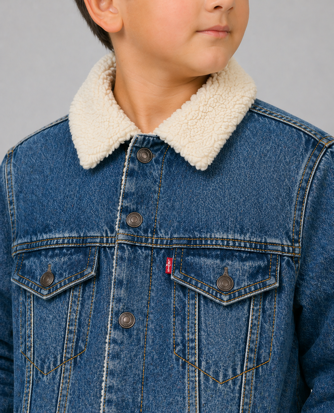 Noah Sherpa Denim Jacket