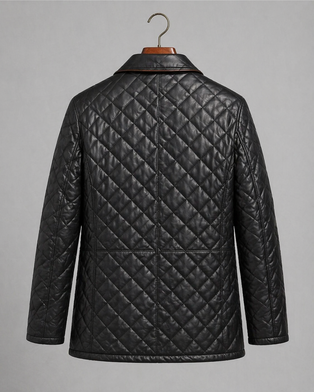 Noir Quilted Luxe Jacket