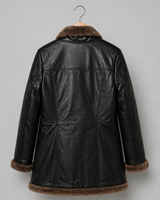 Noir Aspen Shearling Coat