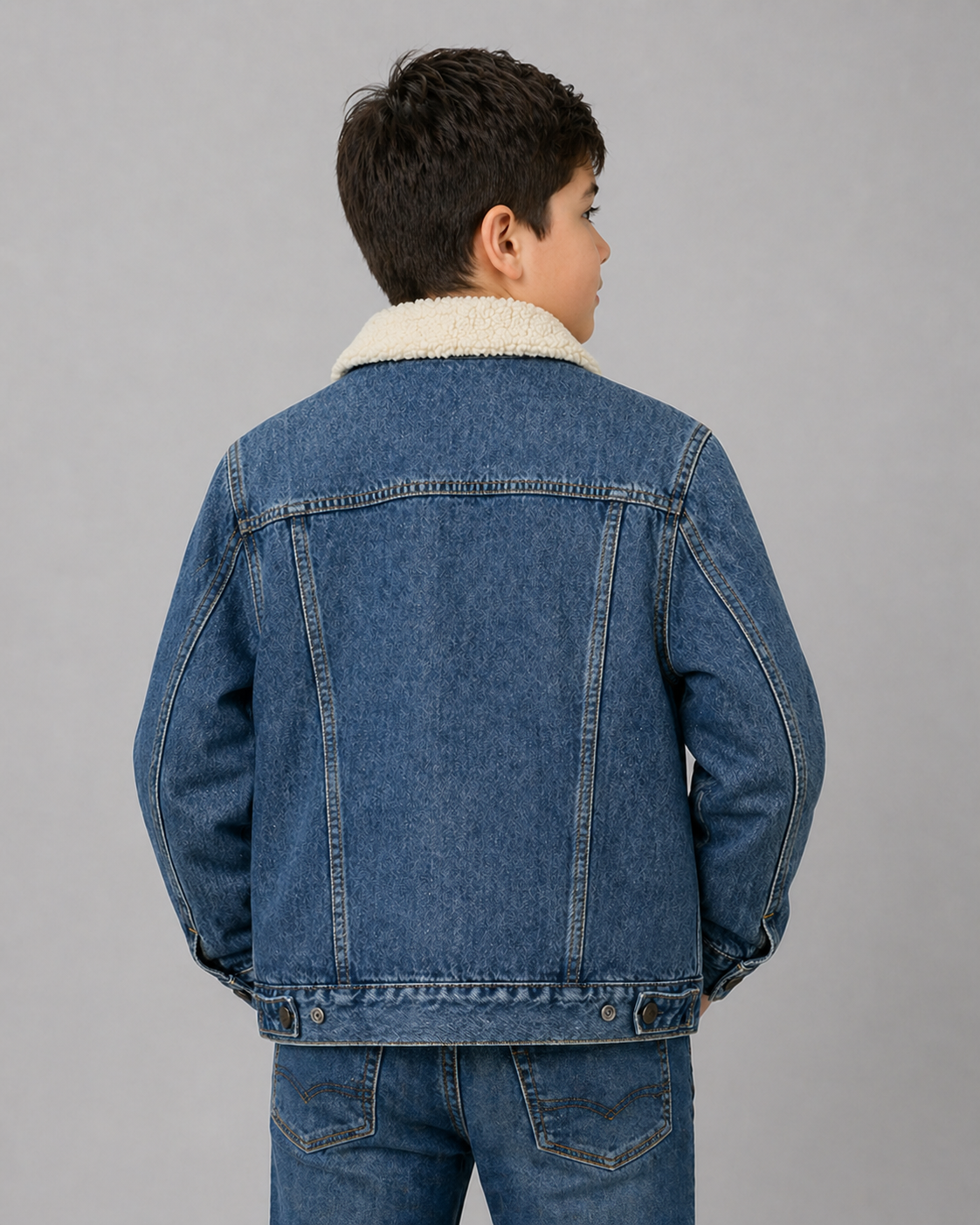 Noah Sherpa Denim Jacket
