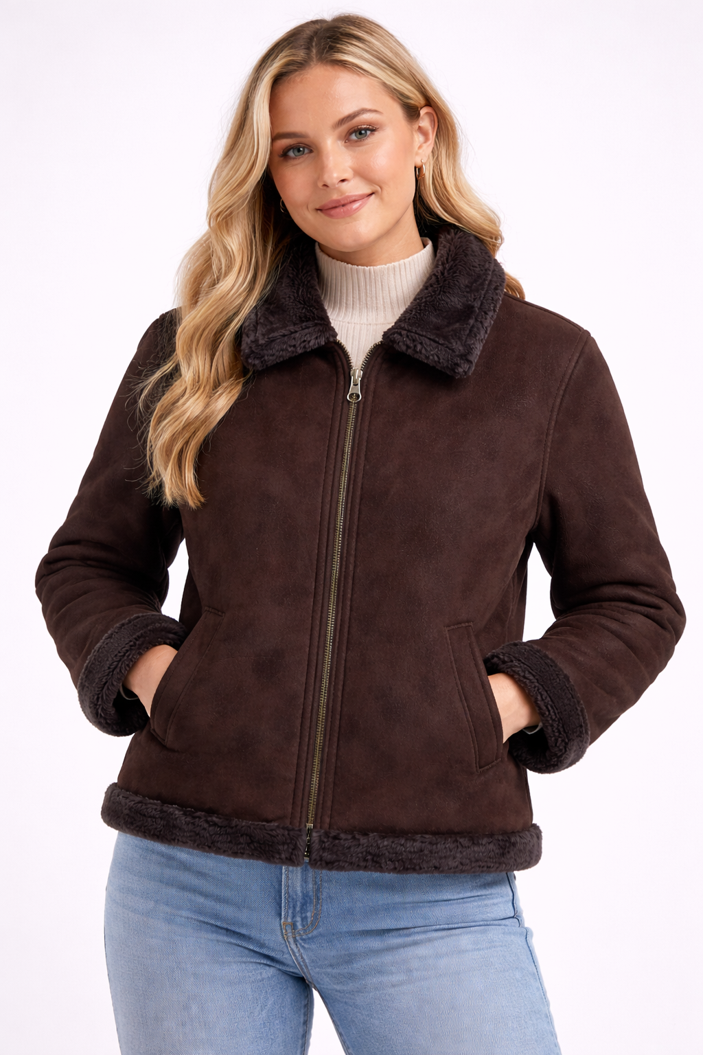 Selena Faux Shearling Jacket