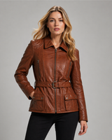 Sienna Moto Belt Jacket