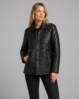 Noir Quilted Luxe Jacket