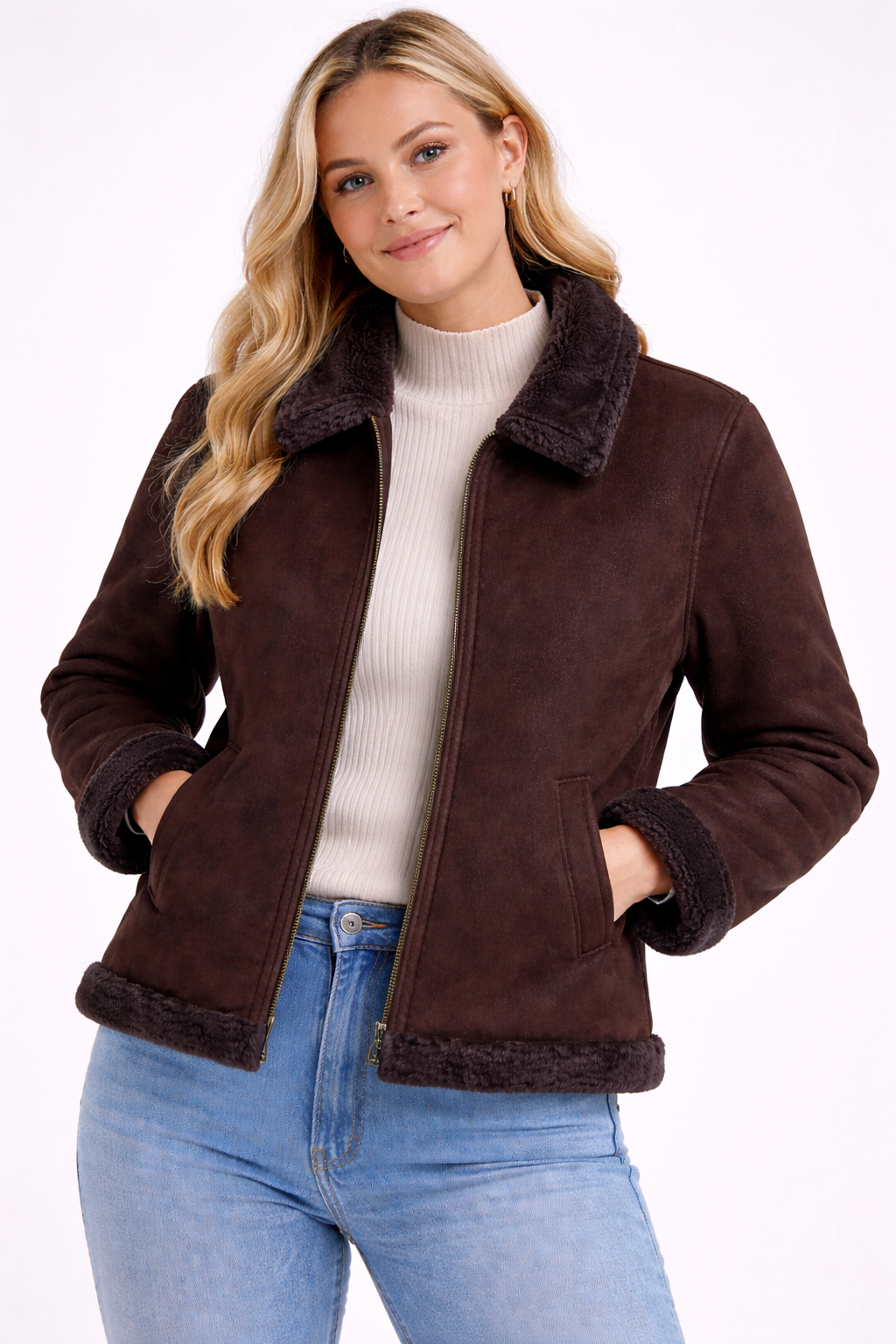 Selena Faux Shearling Jacket
