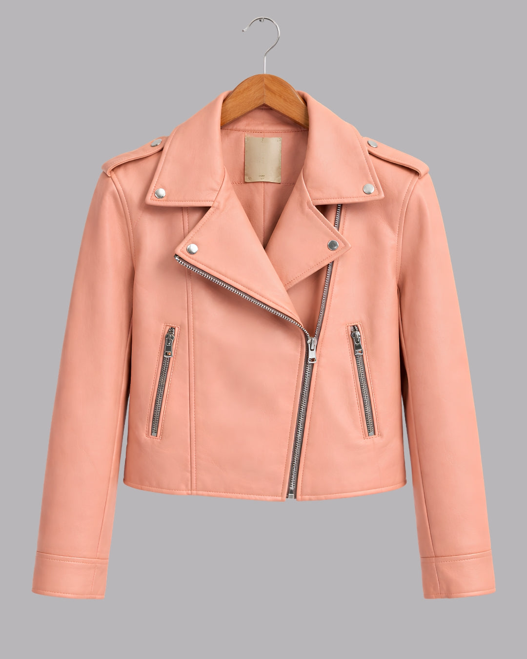 Amelia Cropped Moto Jacket
