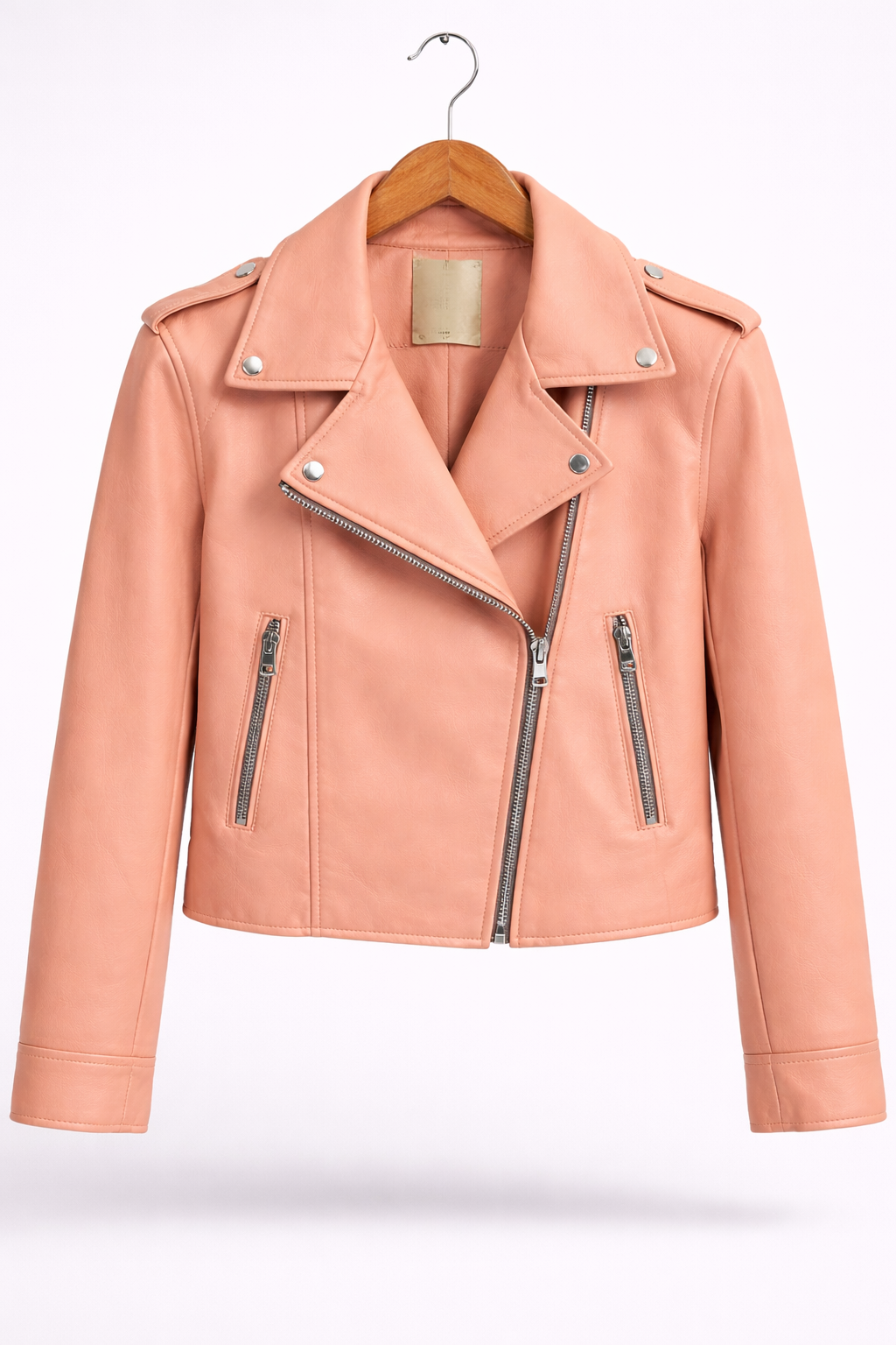 Amelia Cropped Moto Jacket