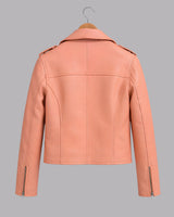 Amelia Cropped Moto Jacket