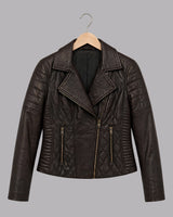 Espresso Luxe Moto Jacket