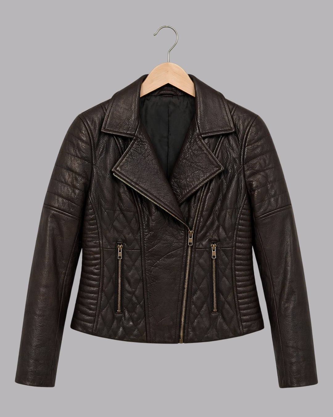 Espresso Luxe Moto Jacket