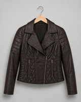 Espresso Luxe Moto Jacket