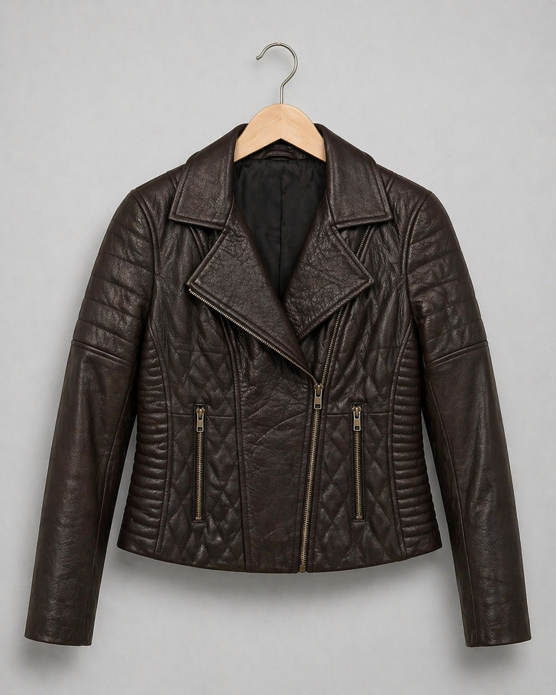 Espresso Luxe Moto Jacket
