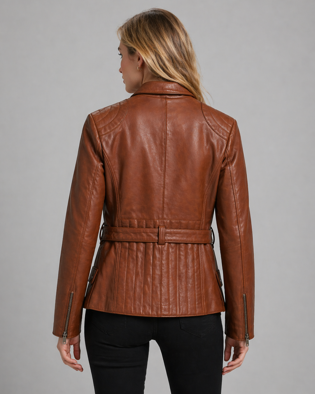 Sienna Moto Belt Jacket