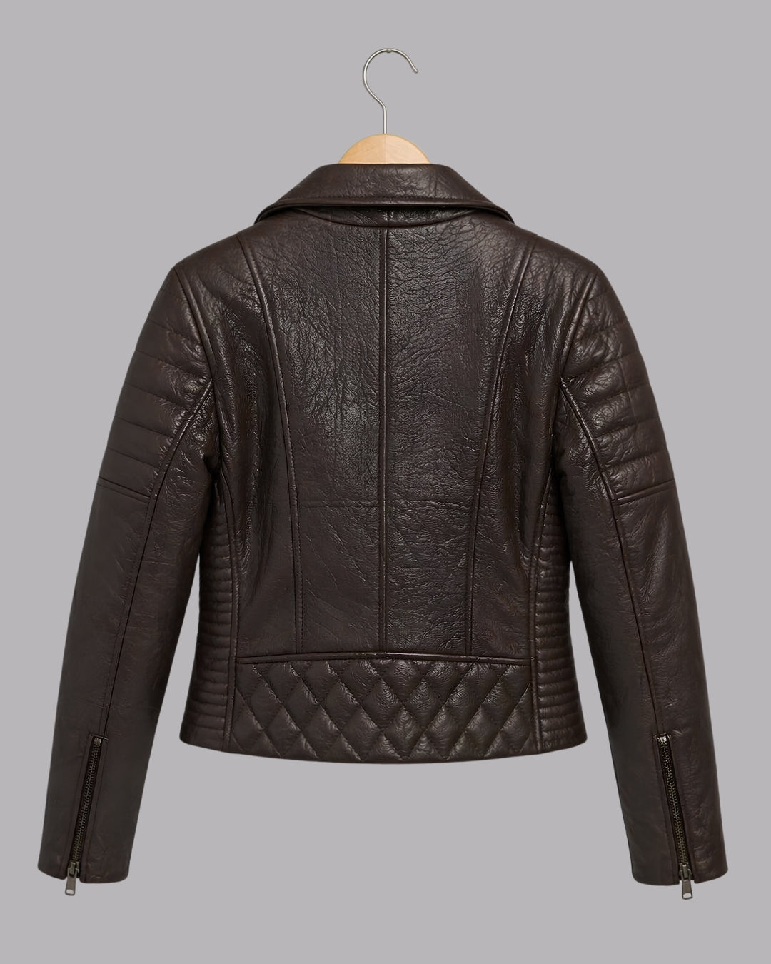 Espresso Luxe Moto Jacket
