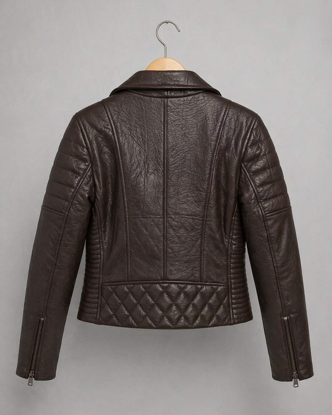 Espresso Luxe Moto Jacket