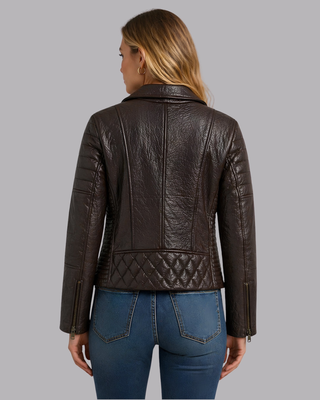 Espresso Luxe Moto Jacket