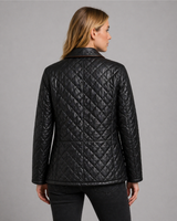 Noir Quilted Luxe Jacket