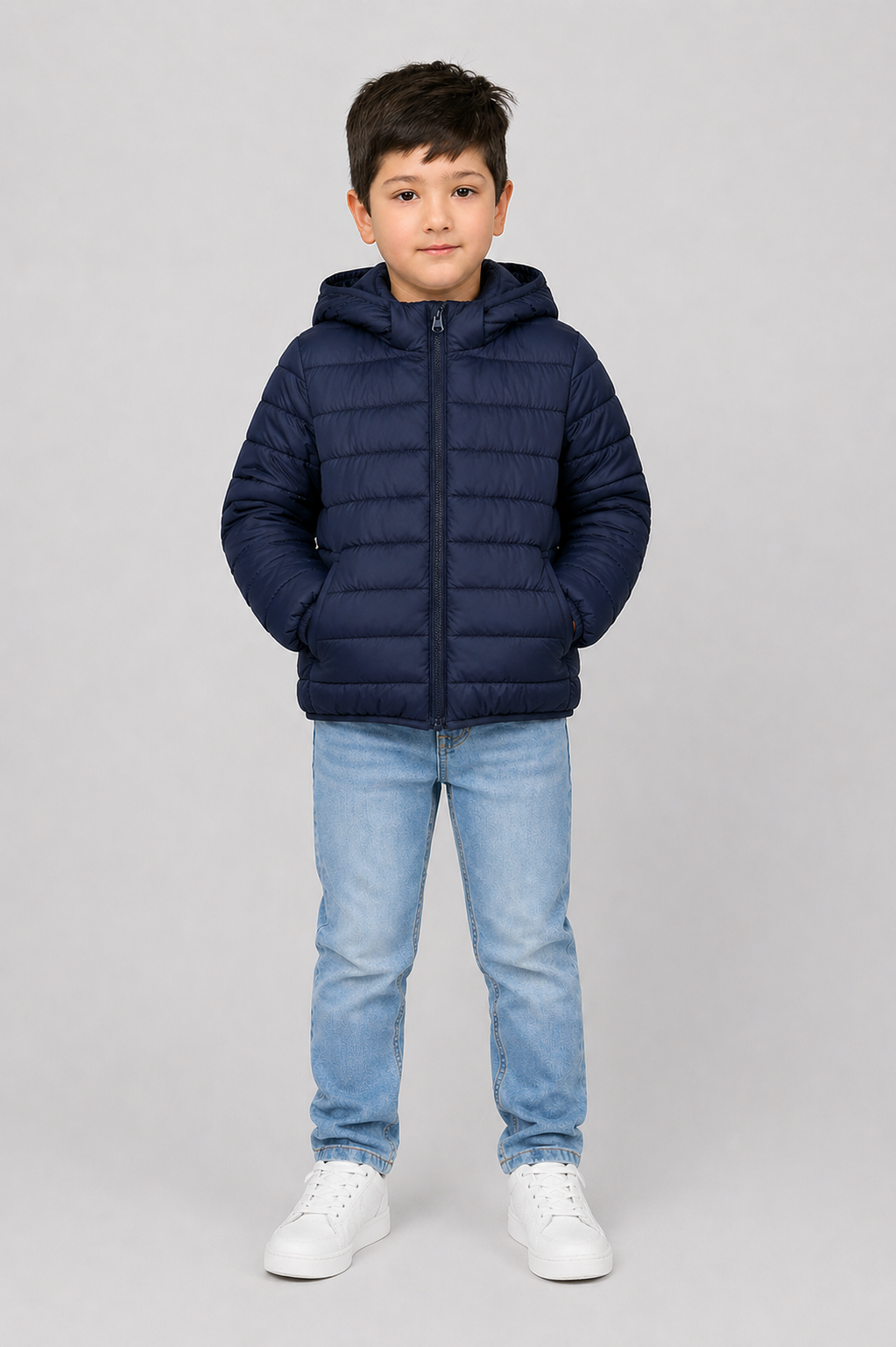 Arctic Navy Kids Puffer Jacket