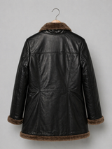 Noir Aspen Shearling Coat