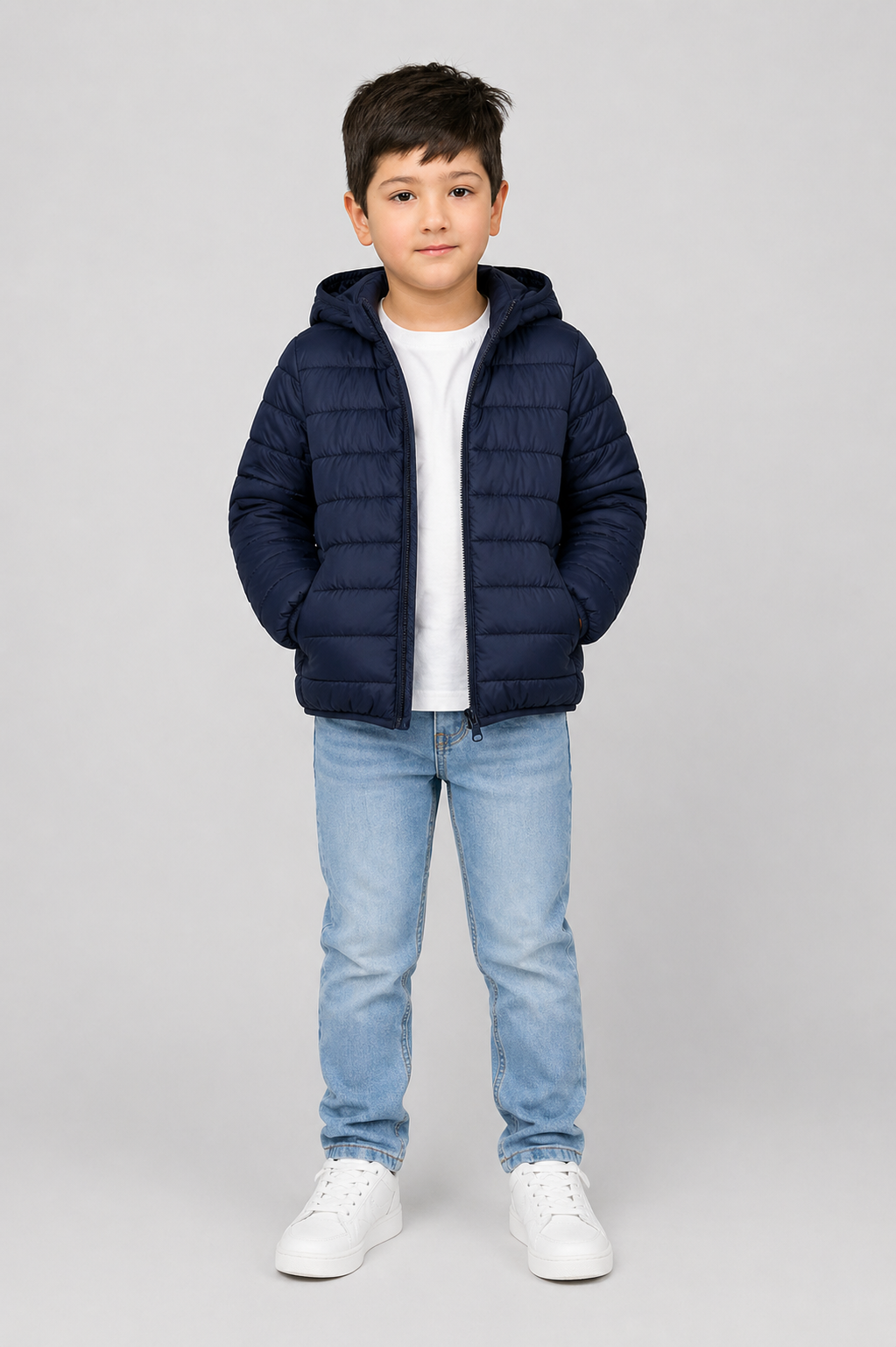 Arctic Navy Kids Puffer Jacket