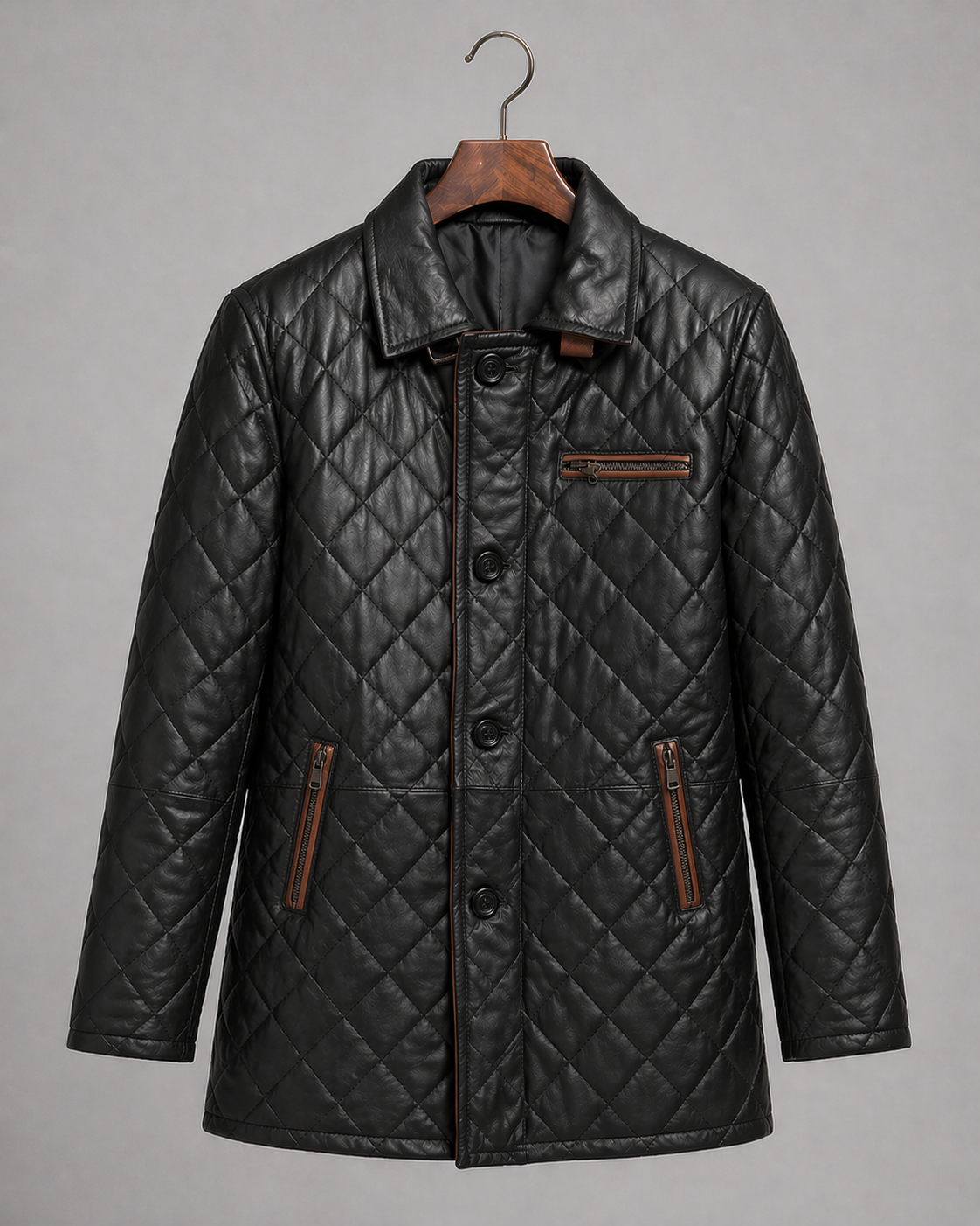 Noir Quilted Luxe Jacket
