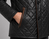 Noir Quilted Luxe Jacket