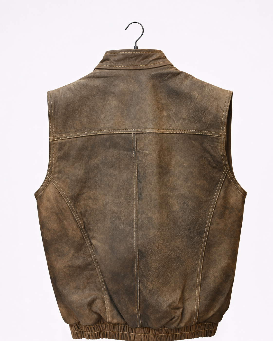 Brown Vintage Leather Vest