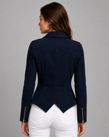 Midnight Tailored Moto Leather Jacket
