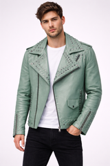 Studded Rider Leather Jacket