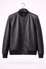 Classic Black Bomber Jacket