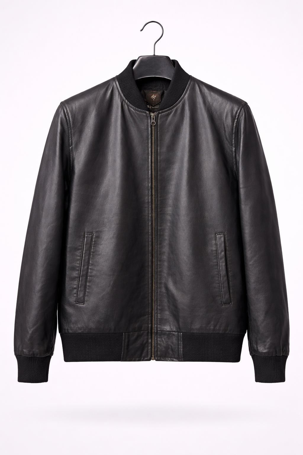 Classic Black Bomber Jacket