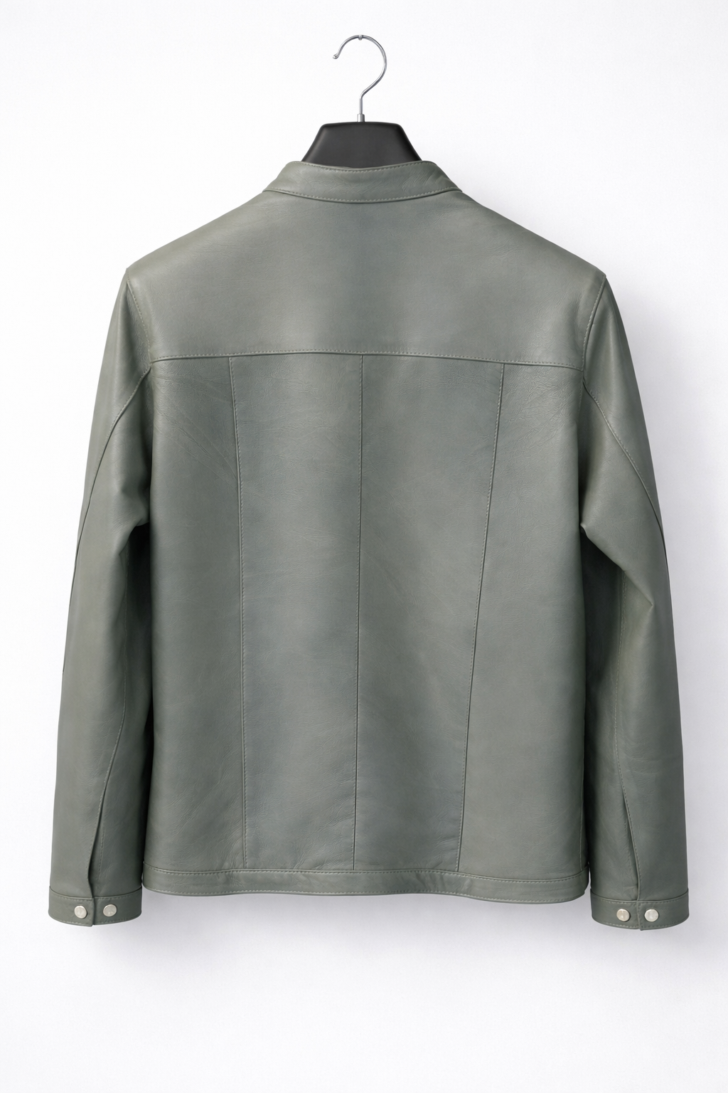 Minimal Olive Green Jacket – Slim Fit