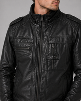 Black  Moto Jacket – Utility Pocket Edition