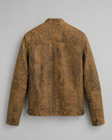 Rustic Brown Distressed Jacket