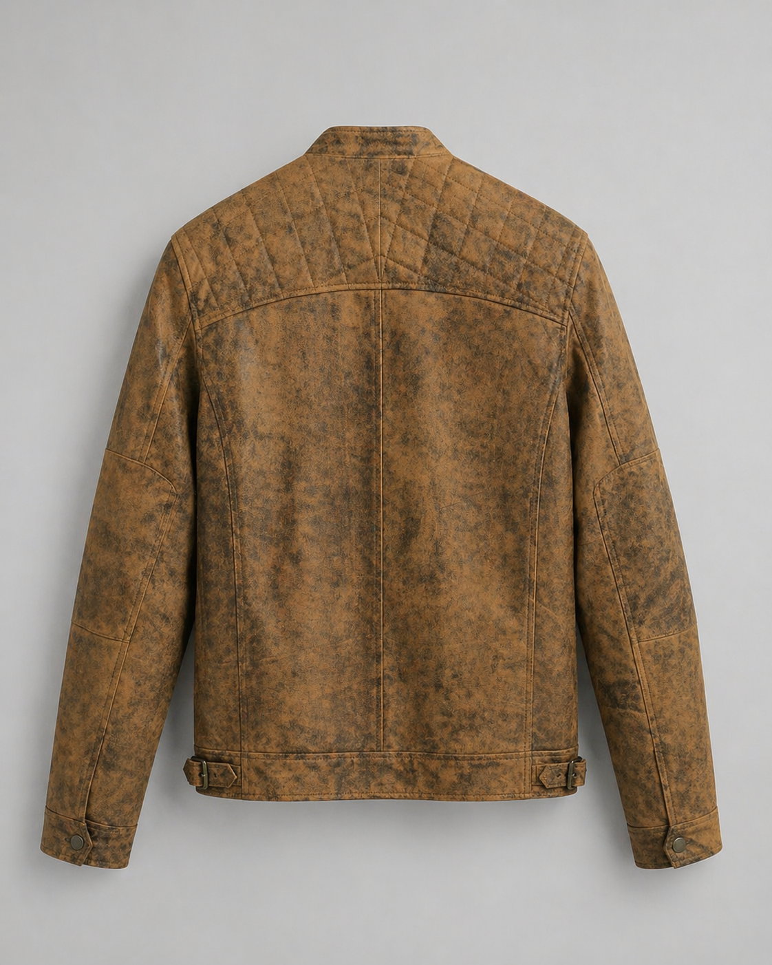 Rustic Brown Distressed Jacket