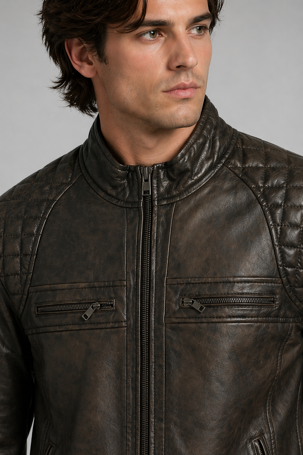 Raven Quilted Rider Jacket