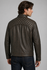 Raven Quilted Rider Jacket