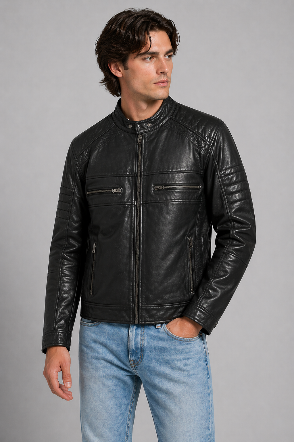 Noir Edge Moto Jacket