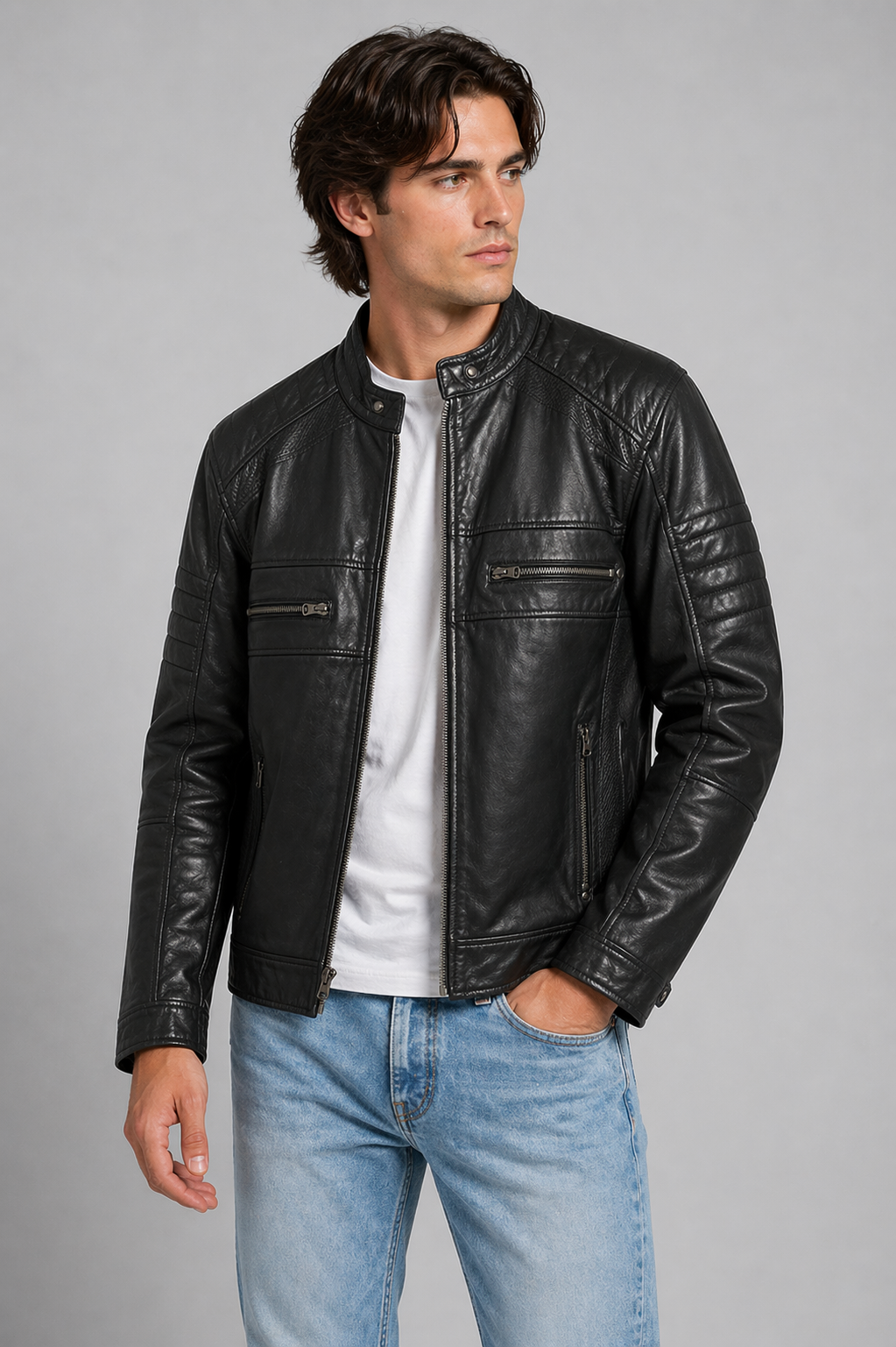Noir Edge Moto Jacket