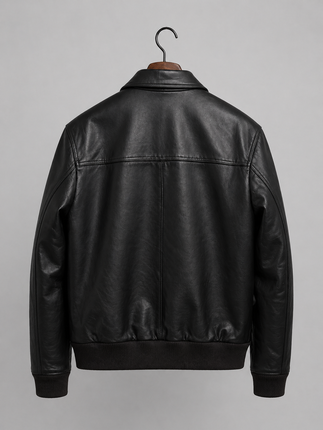 Noir Classic Bomber Jacket