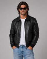 Noir Classic Bomber Jacket